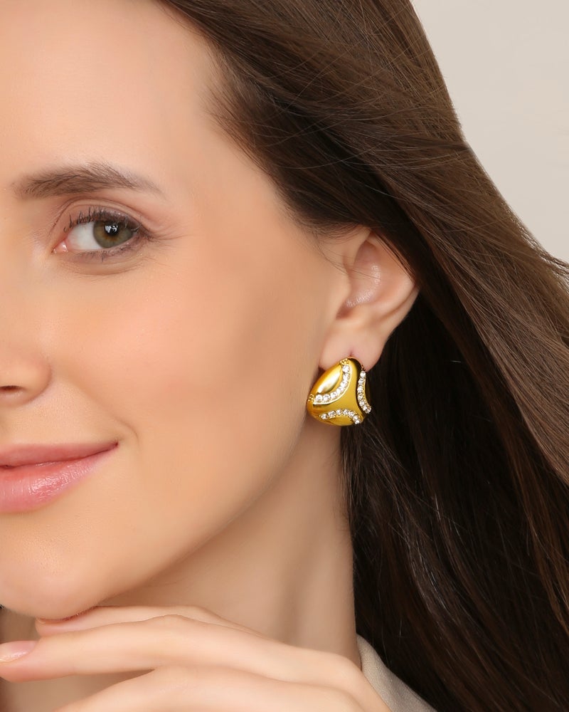 TAAHIRA Rumi Zircon Earrings - Image 4